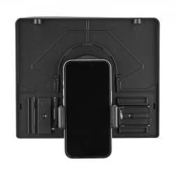 Pöytäteleprompteri 10 tuumainen alumiiniseoksesta ja ABS muovista tukee järjestelmäkameraa ja älypuhelimia