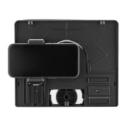 Pöytäteleprompteri 10-tuumainen alumiiniseoksesta ja ABS-muovista tukee järjestelmäkameraa ja älypuhelimia