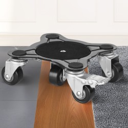 Huonekalukuljetin hiiliteräksinen 4 alusta 544 kg kantavuus 5 kääntyvää pyörää kodinkoneiden siirtoon