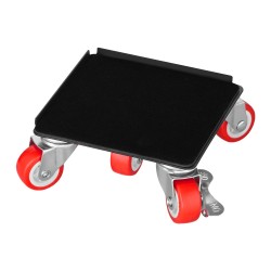 Huonekalualustasarja hiiliteräs 4 kpl 544 kg kantavuus 5 kääntyvää pyörää alustaa kohti