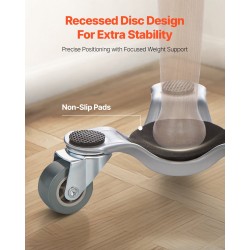 Huonekalujen ja kodinkoneiden siirtovaunasetti 4 kpl hiiliteräs 200 kg kolmipyöräinen