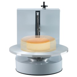 Kakunkoristelukone 4 16 tuuman kakkuihin 20 senttimetrin korkeuteen säädettävällä kaavimella valkoinen