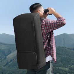 Kaukoputkilaukku 760 mm 900D-kangas vedenpitävä PU-pinnoite pehmustettu säilytysreppu taskuilla