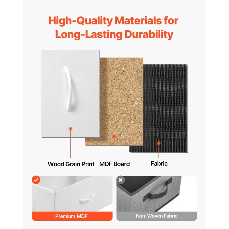 Kangaslaatikosto 10 laatikkoa teräsrunko hengittävä kuitukangas makuuhuoneeseen