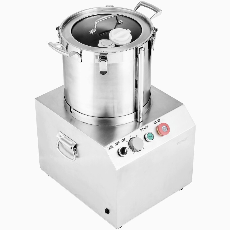 Monitoimileikkuri 15 L ruostumaton teräs 1400W S-muotoiset terät vihanneksille