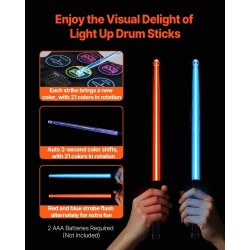 Sähköinen silikoninen rumpusetti 9 rumpualuetta 2 jalkapoljinta ladattava akku