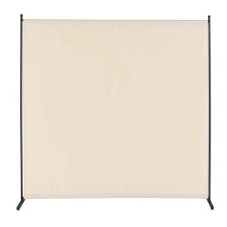Huoneenjakaja yksipaneelinen vapaasti seisova rautarunko Oxford kangas 1810x1815x500 mm beige
