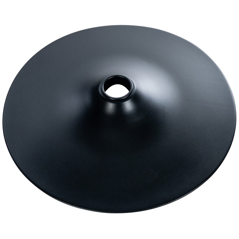 Monipuolinen lattialautanen 50 cm kromattu tai mattamusta metallinen