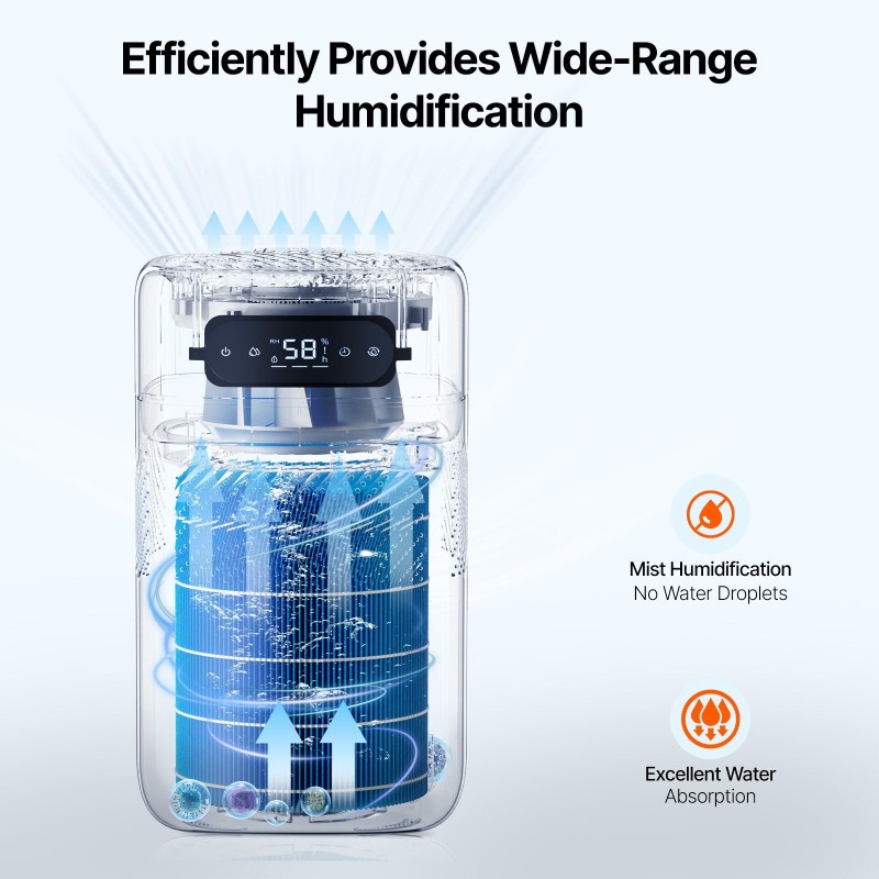 Kuitukankainen suodatinkasetti haihduttavaan kostuttimeen 2 kpl BZT-234