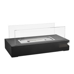 Pöytätakka 14-tuumainen hiiliteräs ruostumaton teräs lasi bioetanoli isopropyylipolttoaine sisä-ulkokäyttö sammutuskansi