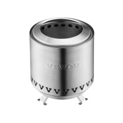 Pöytätulisija ruostumattomasta teräksestä 150 x 205 mm savuton sisä ja ulkokäyttöön puu ja pellettikäyttöön