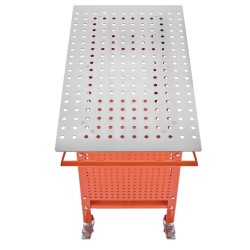 Hitsauspöytä hiiliteräs 40 x 24 tuumaa 3 mm pöytälevy 800 lbs kantavuus