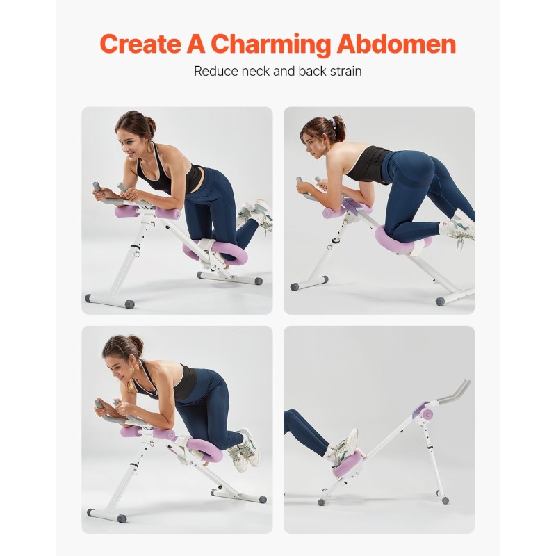 Vatsalihaslaite hiiliteräs kokoontaitettava säädettävä etutanko 5 tasoa sisäänrakennettu laskuri 150 kg