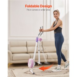 Vatsalihaslaite hiiliteräs kokoontaitettava säädettävä etutanko 5 tasoa sisäänrakennettu laskuri 150 kg