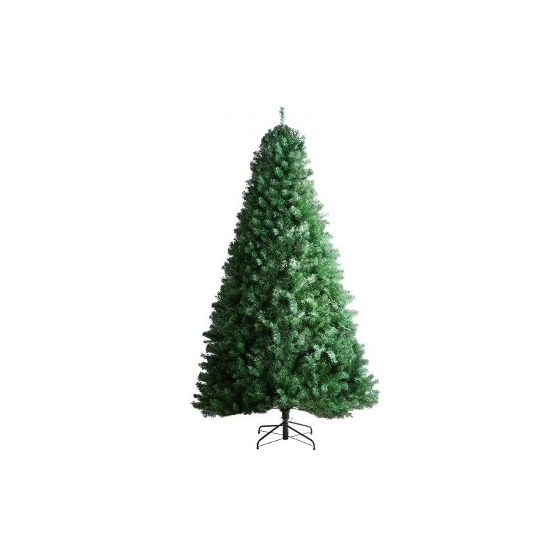 Tekokuusi PVC-oksat noin 2,28 m 1346 oksakärkeä 550 lämmintä LED-valoa metallijalusta