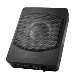 Aktiivisubwoofer 10-tuumainen istuimen alle asennettava 240 W integroitu vahvistin