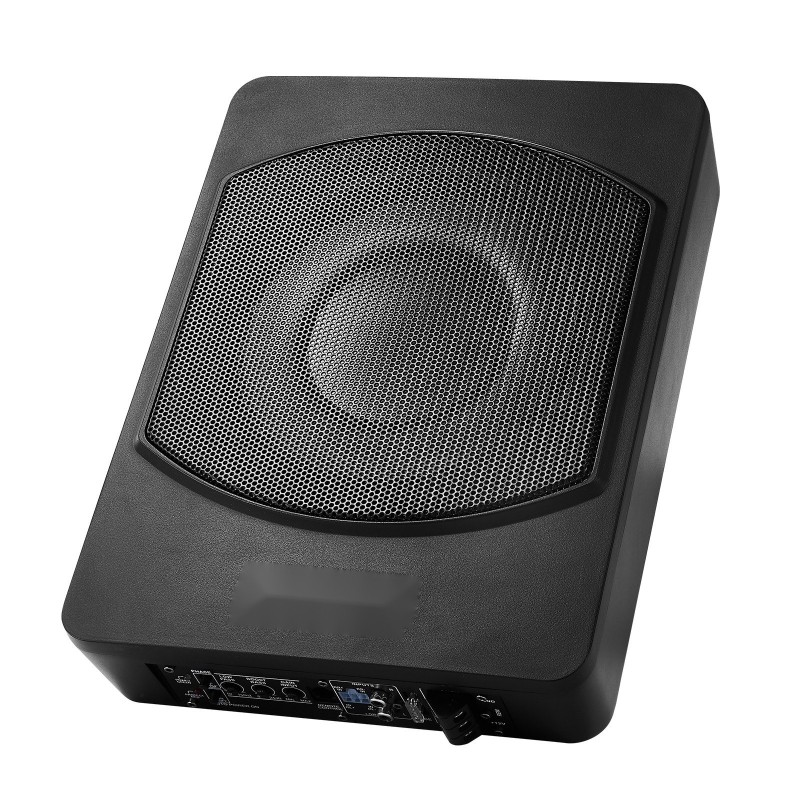 Aktiivisubwoofer 10-tuumainen istuimen alle asennettava 240 W integroitu vahvistin