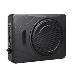 Auton penkin alle asennettava 8 tuuman aktiivisubbassokaiutin 300 W sisäänrakennettu vahvistin