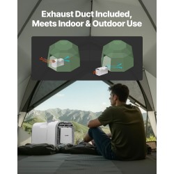 Siirrettävä ilmastointilaite 4250 BTU jäähdytysteho 16–32℃ 3 nopeutta 24 tunnin ajastin