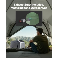 Kannettava ilmastointilaite 5000 BTU 3 puhallusnopeutta 16–32 °C vaihtovirta ja tasavirta