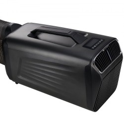 Siirrettävä ilmastointilaite 4000 BTU 3 nopeutta 16–30 °C tummanharmaa