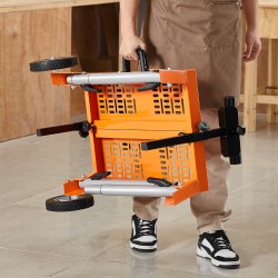 Jiirisahan teline teräs korkeussäädettävä 685–835 mm taittuva pyörillä kantavuus 149,7 kg