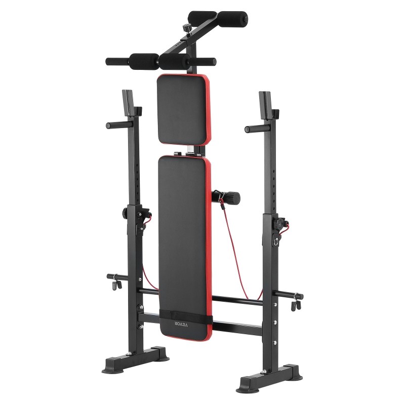 Painopenkki teräsrunkoinen säädettävä monitoiminen taittuva kotisaliin 600 paunaa