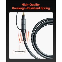 Kelapoltin 100 ampeerin 10 jalan kaapelilla sopii 0,023–0,035 tuuman lankoille Hobart 210