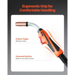 MIG-hitsauspistooli 250 A 15 jalan kaapelilla Millermatic-yhteensopiva