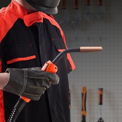 Mig-hitsauspistooli 250 ampeeria 15 jalan kaapelilla sopii 0,035 ja 0,045 lankaille