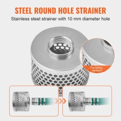 Imuletkusetti 50 mm imuletku 6,1 m huuhteluletku 19,8 m ruostumaton terässihti vesipumpulle