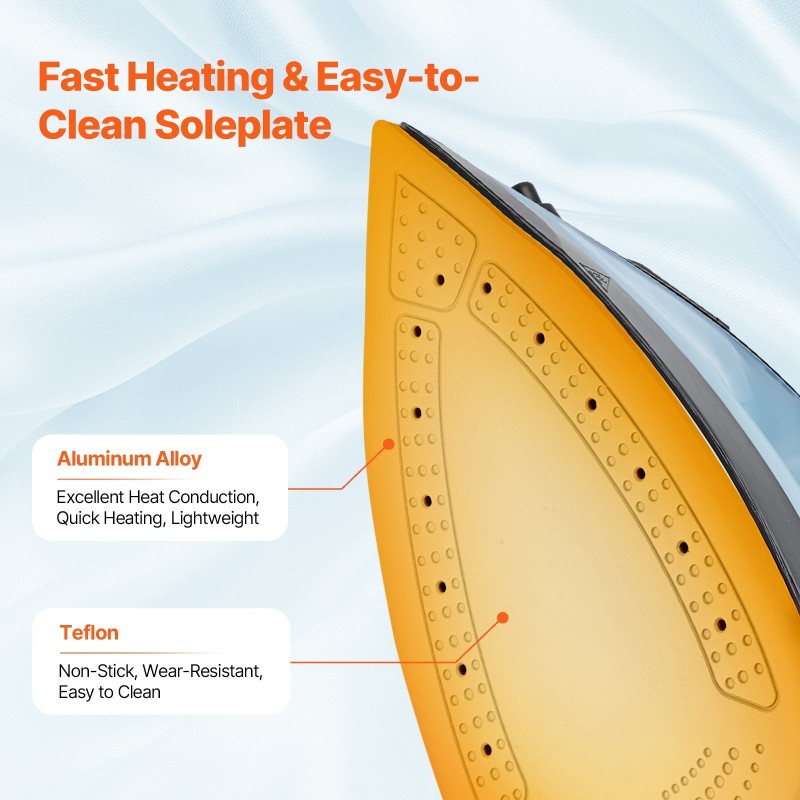 Höyrysilitysrauta 1600W 200 ml vesisäiliö tippumaton itsepuhdistus kuiva ja höyrysilitys