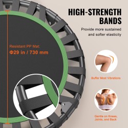 Minitrampoliini taittuva 36-tuumainen teräsrunko 100 kg kantavuus sisä- ja puutarhakäyttöön