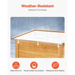 Ulkovarastokaappi seetripuinen alumiinirunkoinen vesitiivis kaksi hyllyä lattia mukana