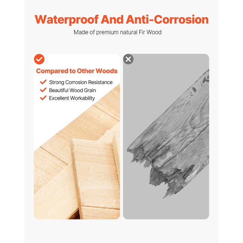 Puinen ulkovarastokoppi cedripuu 710x455x1600 mm 5 hyllyä lukittava vedenpitävä