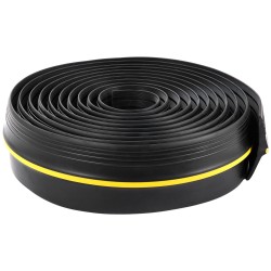 Autotallin ovikynnyksen tiivistenauha paksu PVC muovi liimalla 89 mm 6 1 m musta