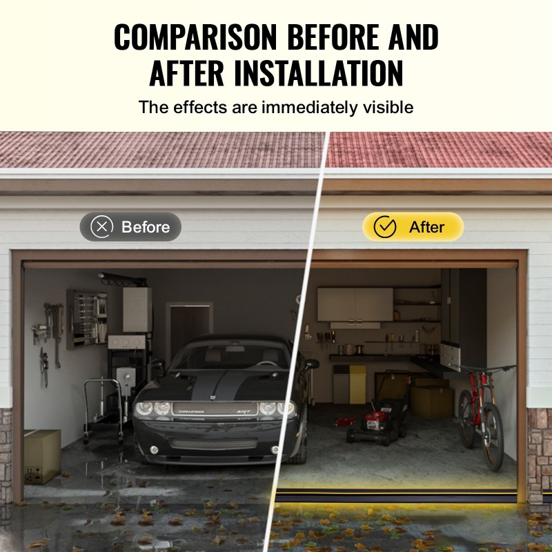 Autotallin ovikynnyksen tiivistenauha paksu PVC-muovi liimalla 89 mm 6,1 m musta