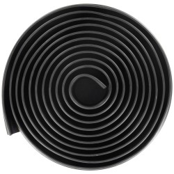 Autotallin ovikynnyksen tiivistenauha paksu PVC-muovi liimalla 89 mm 6,1 m musta
