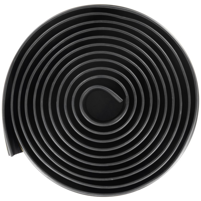 Autotallin ovikynnyksen tiivistenauha paksu PVC-muovi liimalla 89 mm 6,1 m musta