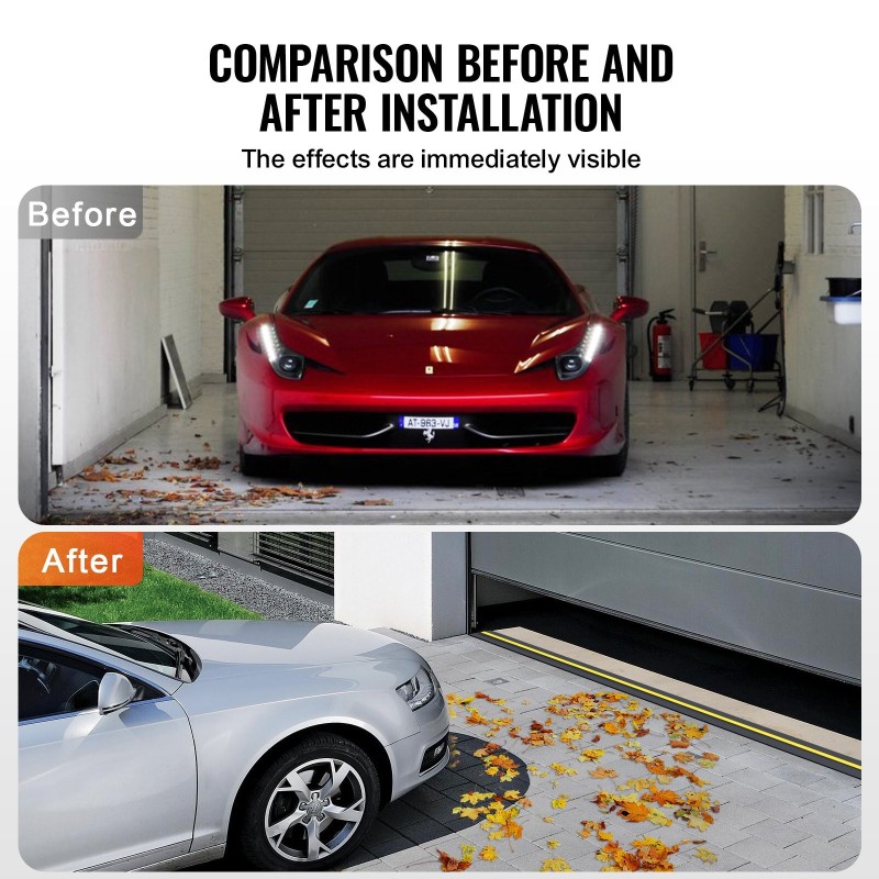 Autotallin tiivistesarja PVC-muovia 3,05 metriä oven alatiiviste ja kynnyksen tiivistenauha