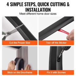 Autotallin ovitiiviste TPE 6,1 m 56 mm 2,5 mm musta