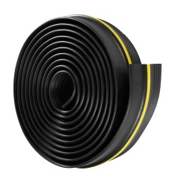 Autotallin oven PVC-muovi alatiiviste ja kynnyssarja 6,1 metriä musta