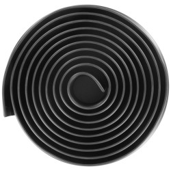 Autotallin oven kynnystiiviste PVC 5,03 m 89 mm 12,7 mm musta