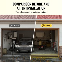 Autotallin kynnyksen tiivistenauha muovia liimallinen 3,66 metriä 89 millimetriä musta