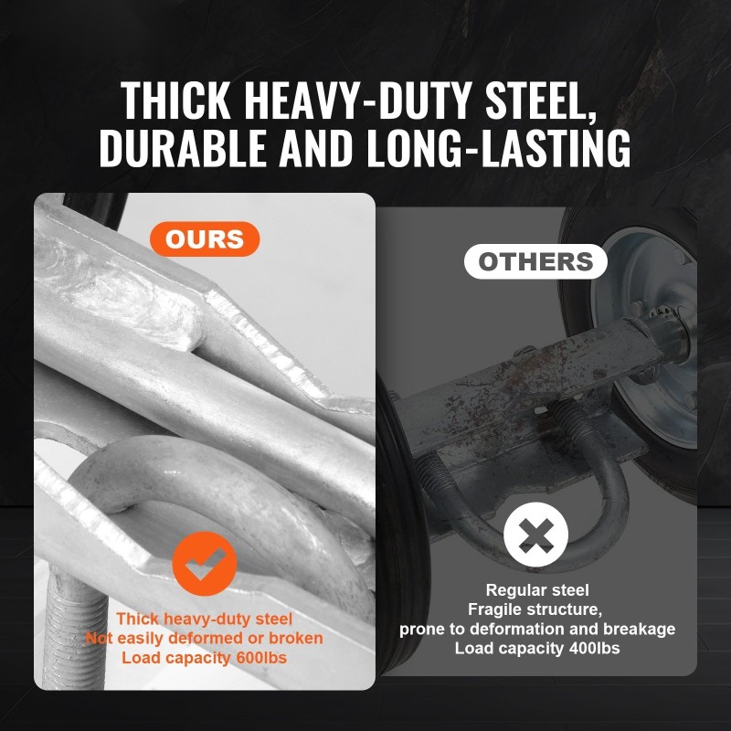 Raskaan käytön liukuporttisarja teräsrunko kumipyörät 146 mm kantavuus 272 kg