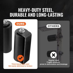 Liukuportin ohjainrullasarja kestävästä teräksestä 60 mm nailonrullat C-muotoinen kiinnike