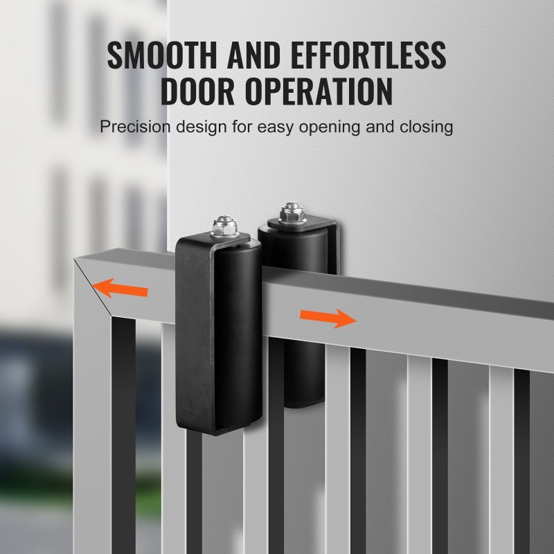 Liukuportin ohjainrullasarja kestävästä teräksestä 60 mm nailonrullat C-muotoinen kiinnike