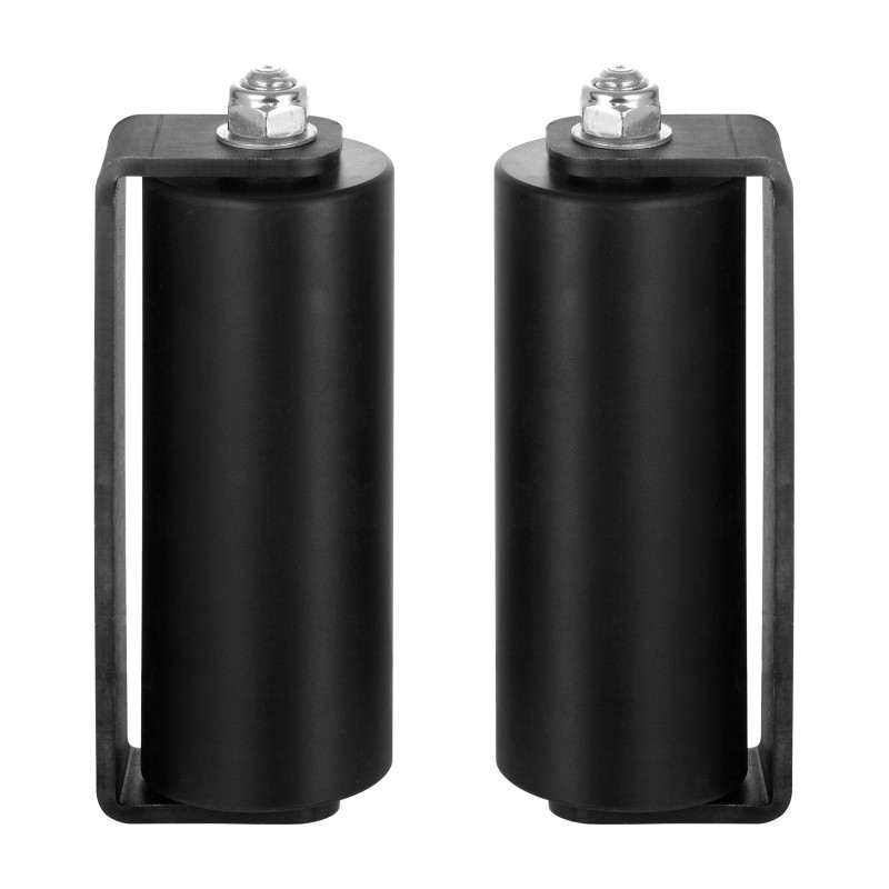 Liukuportin ohjainrullasarja kestävästä teräksestä 60 mm nailonrullat C-muotoinen kiinnike