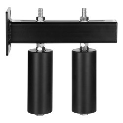 Liukuportin ohjainpakkaus teräskannatin T muotoinen kaksoisnylonrullat 60 mm säädettävä väli 5 130 mm