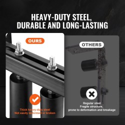 Liukuportin ohjainpakkaus teräskannatin T-muotoinen kaksoisnylonrullat 60 mm säädettävä väli 5–130 mm